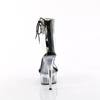 Pleaser - DELIGHT627RS Sandale à bride à la cheville - Noir/Transparent Product image